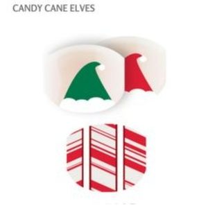 Jamberry Jr.'s Nail Wraps - Candy Cane Elves